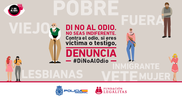 Di no al odio - No seas indiferente